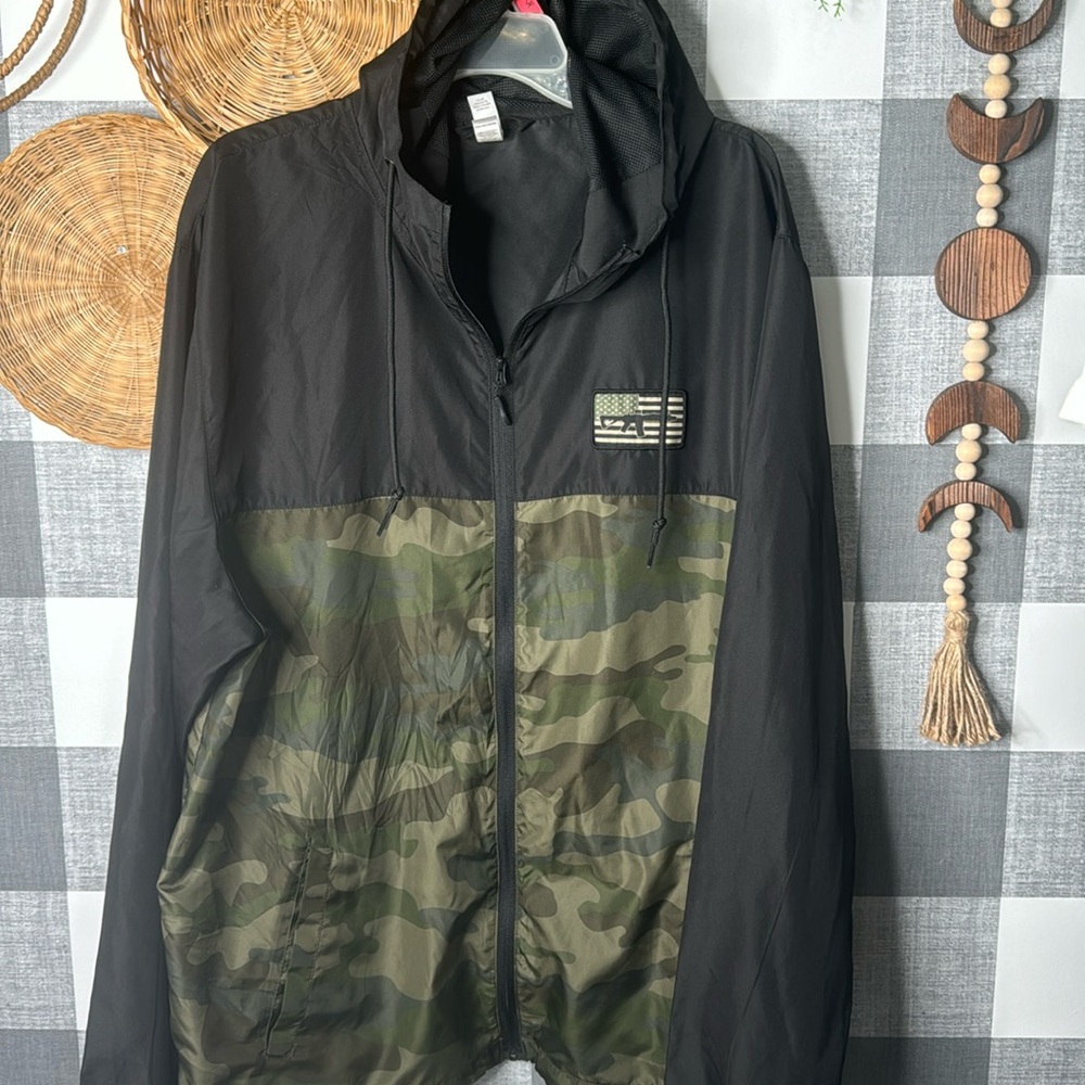 Camo Black Rifle WindBreaker